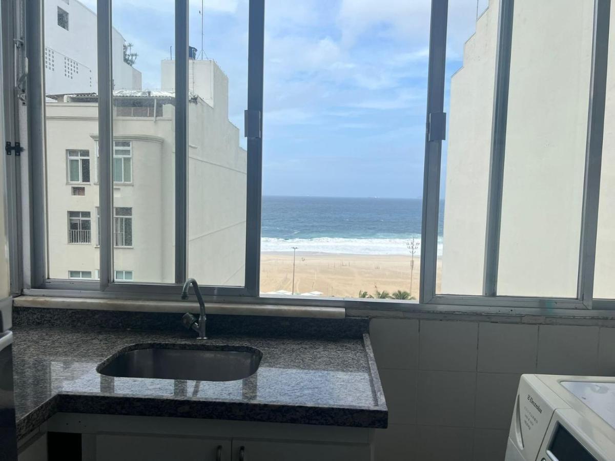 Deslumbrante Vista Mar Na Praia De Copacabana Apartment Rio de Janeiro Exterior photo